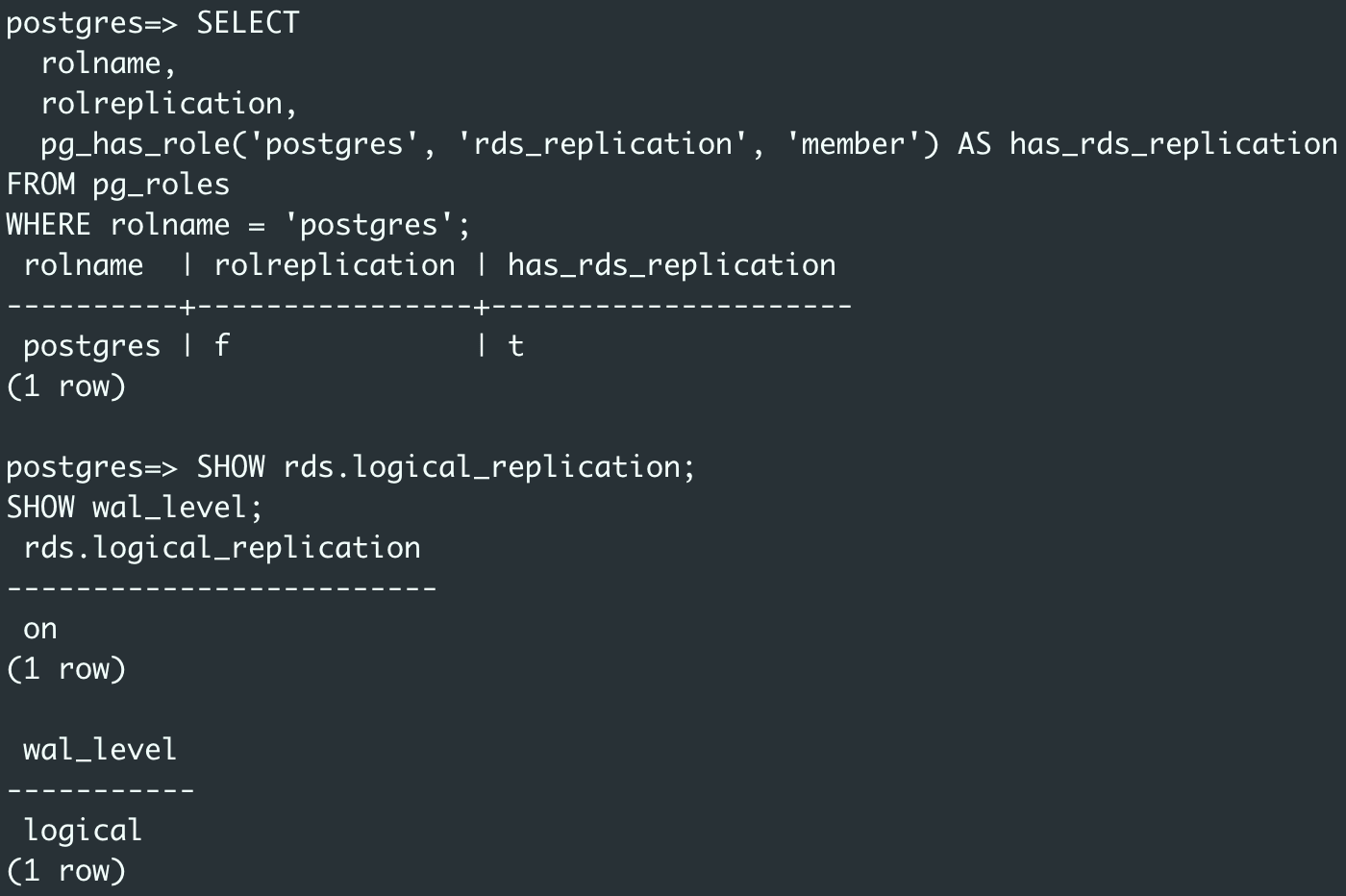 Source PostgreSQL Replication Setup