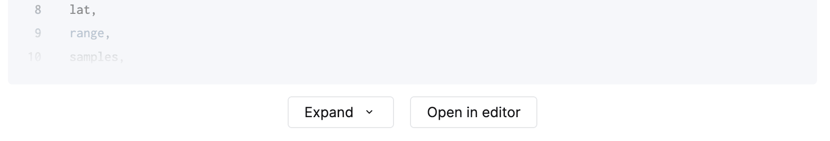 Open generated query in editor